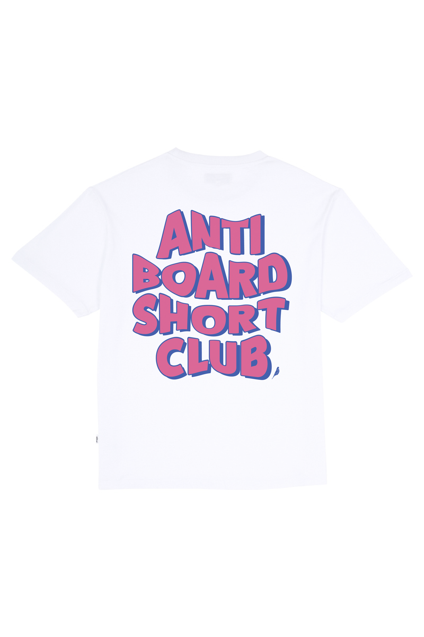 Pink Anti Board Short Club on White