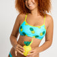 Freshwater Top in Blue Pineapples