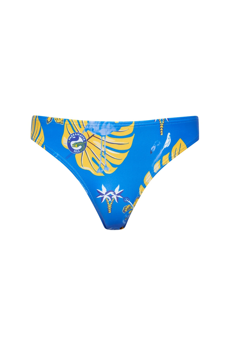 WOMENS SWIMWEAR PARRAMATTA EELS DESIGN BIKINI BOTTOMS BUDGY