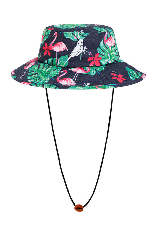 Boonie Hat in Sunkissed Flamingos