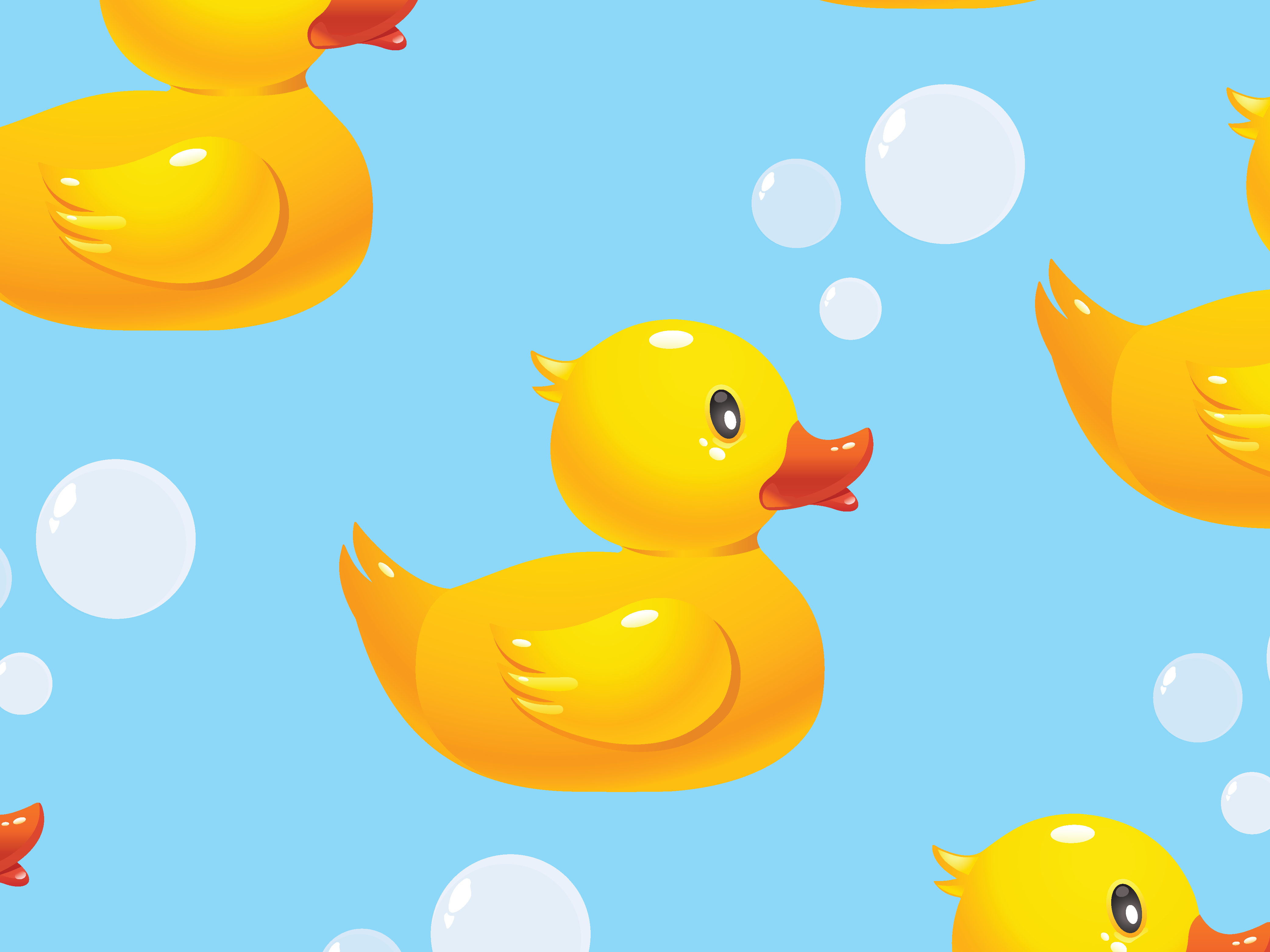 Rubber Ducks Print