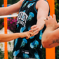 Basketball Singlet in Box Jellyfish