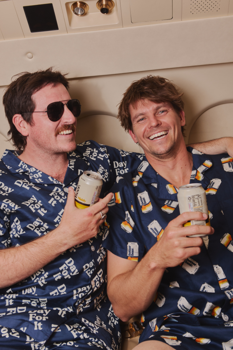 Adults Pyjama Set in Better Beer Cans