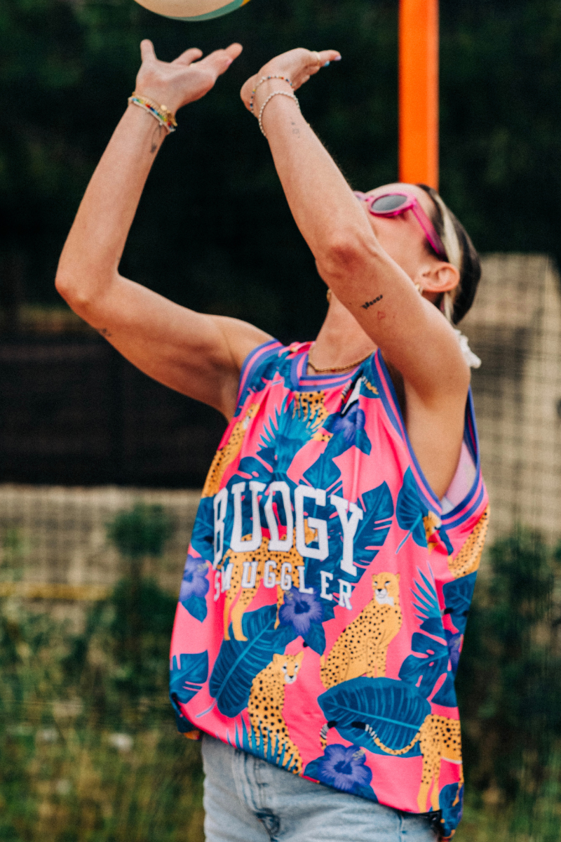 Basketball Singlet in Cheeky Cheetahs