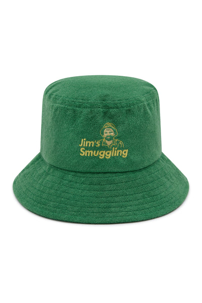 Bucket Hat in Jim's Mowing Terry Towelling