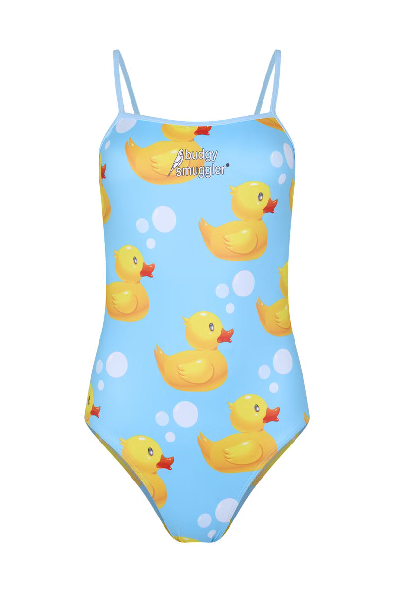 Thin Strap Racer in Rubber Ducks