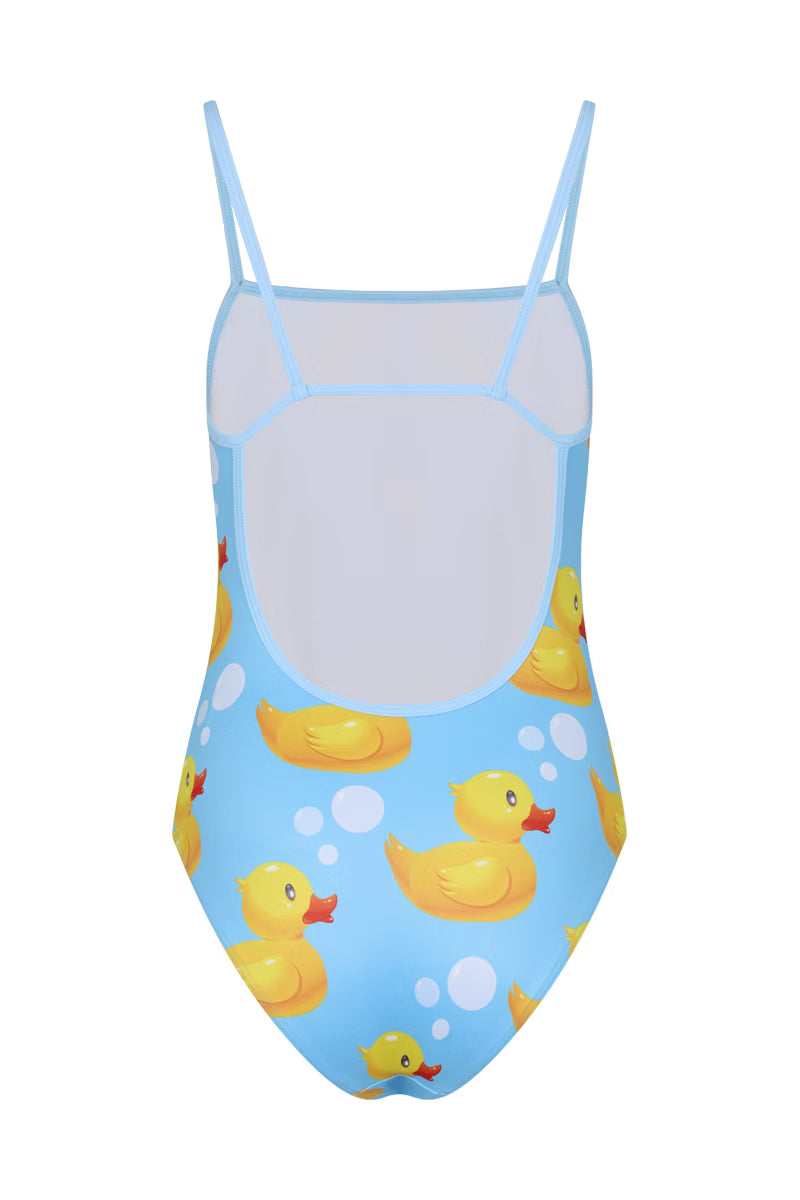 Thin Strap Racer in Rubber Ducks