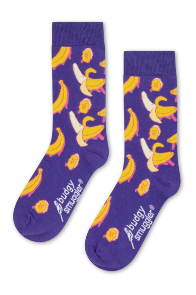 Budgy Socks in Drippy Banana