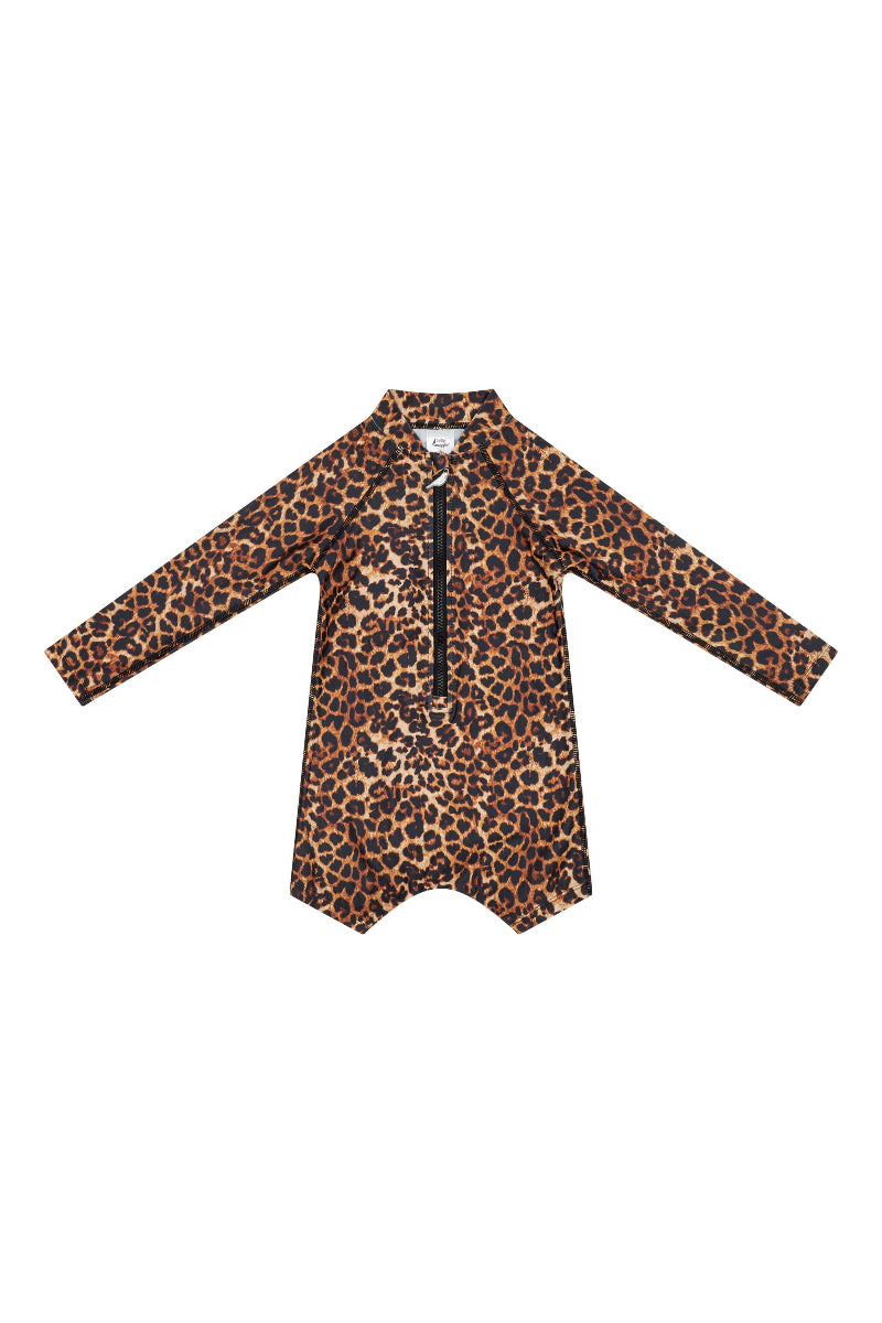 Kids Onesie Swim Bundle in Leopard UPF 50+
