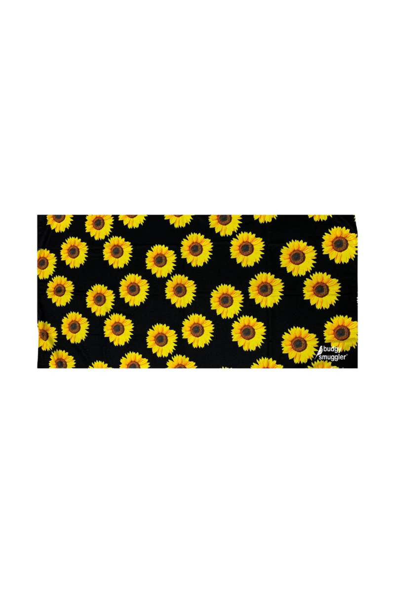Black Sunflower Towel