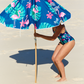 Beach Umbrella in Flamingos