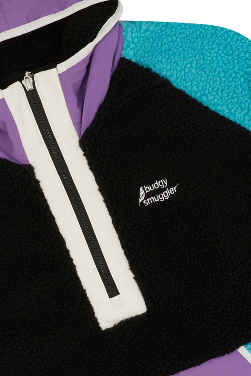 Retro Polar Fleece in Violet Voltage