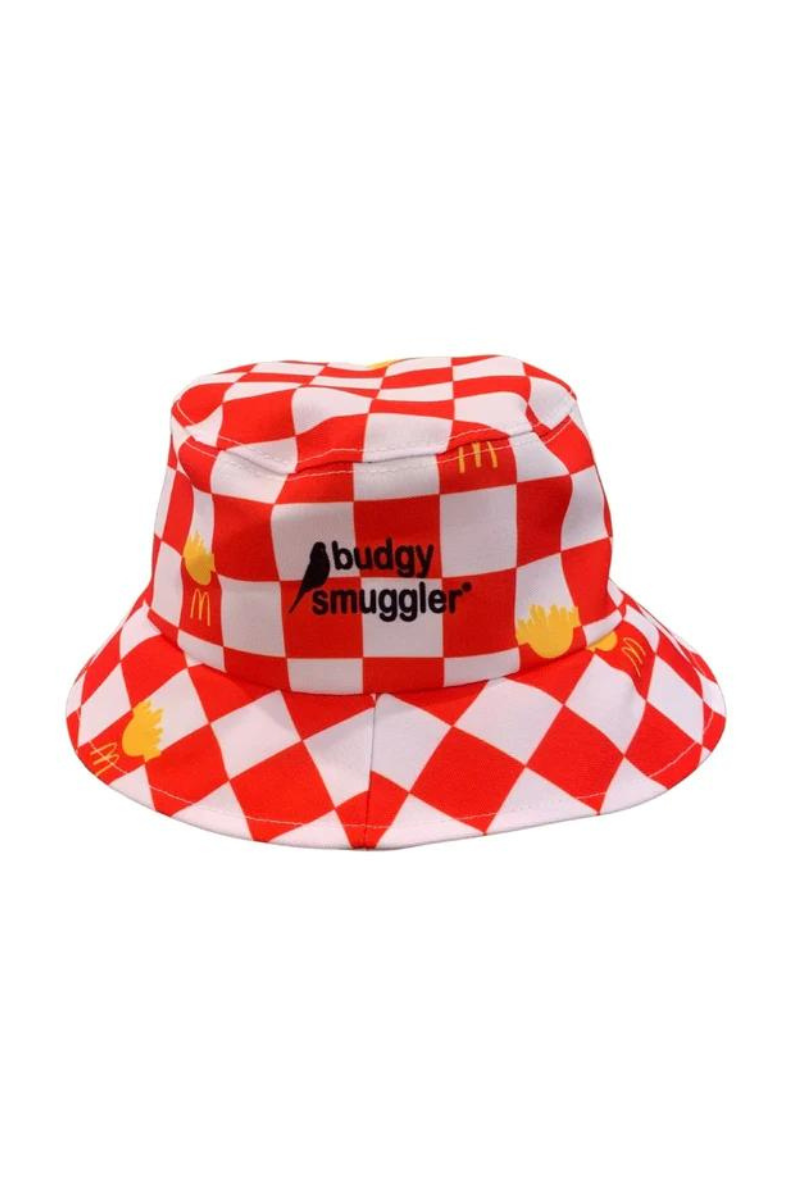 Bucket Hat in McDonalds Checkers