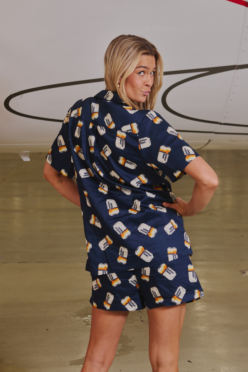 Adults Pyjama Set in Better Beer Cans