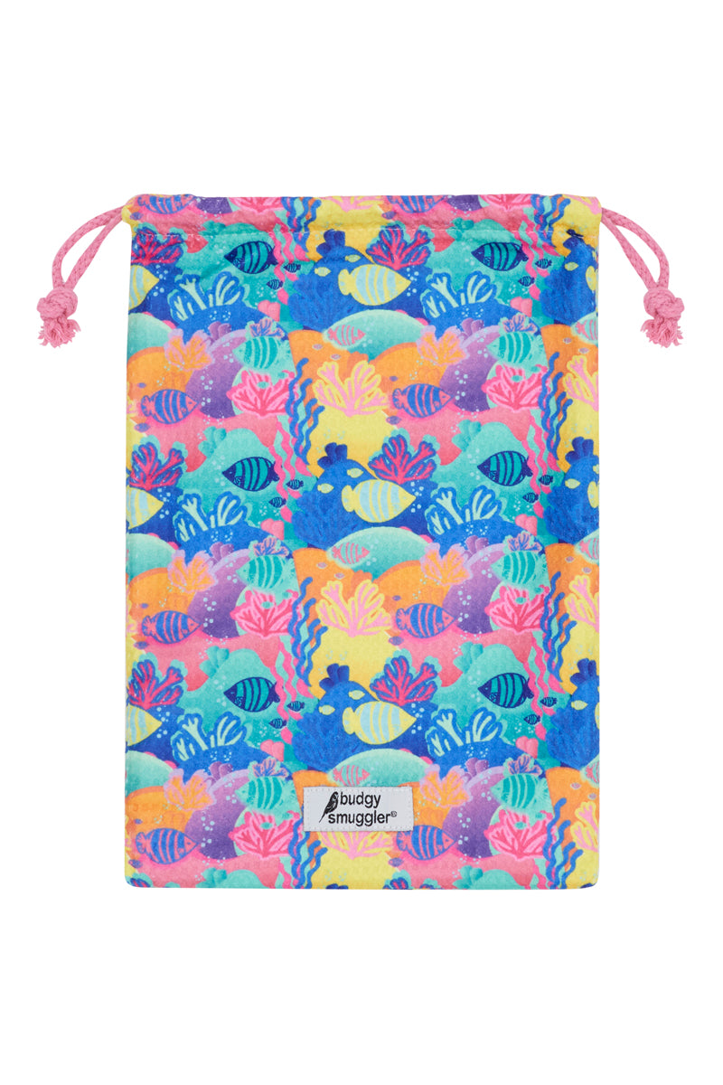 Reshing View BEACH TOWEL WITH REEF-RESHING DESIGN | BUDGY SMUGGLER AU