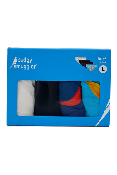 Classic Mixed 4 Pack of Men's Briefs