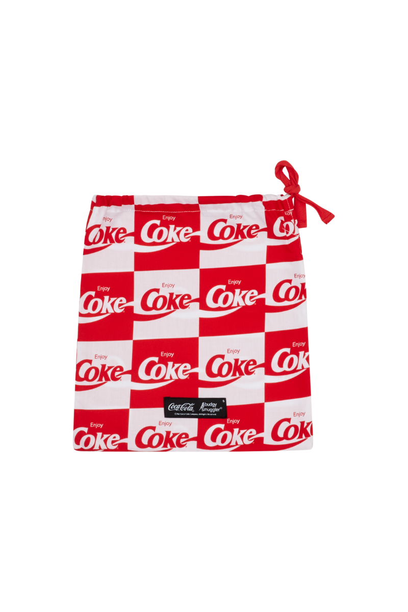 Adults Pyjama Set in Coke Squares