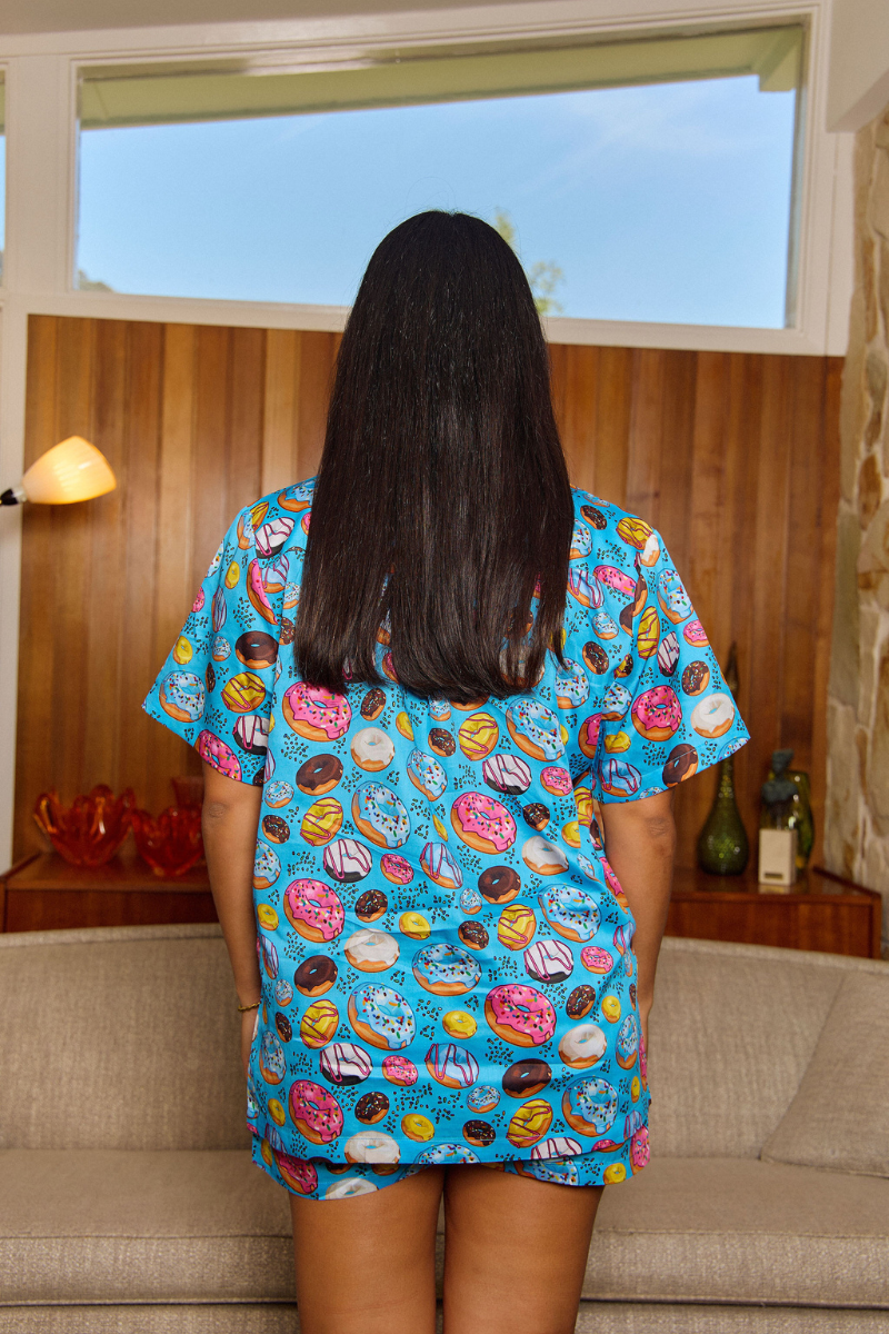 Adults Pyjama Set in Donuts 2.0