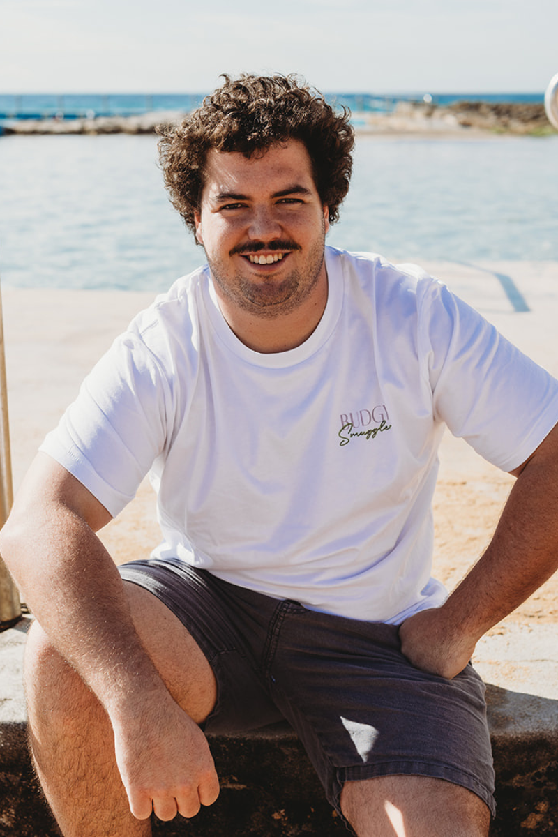 White Tee with Kangaroo Jetski
