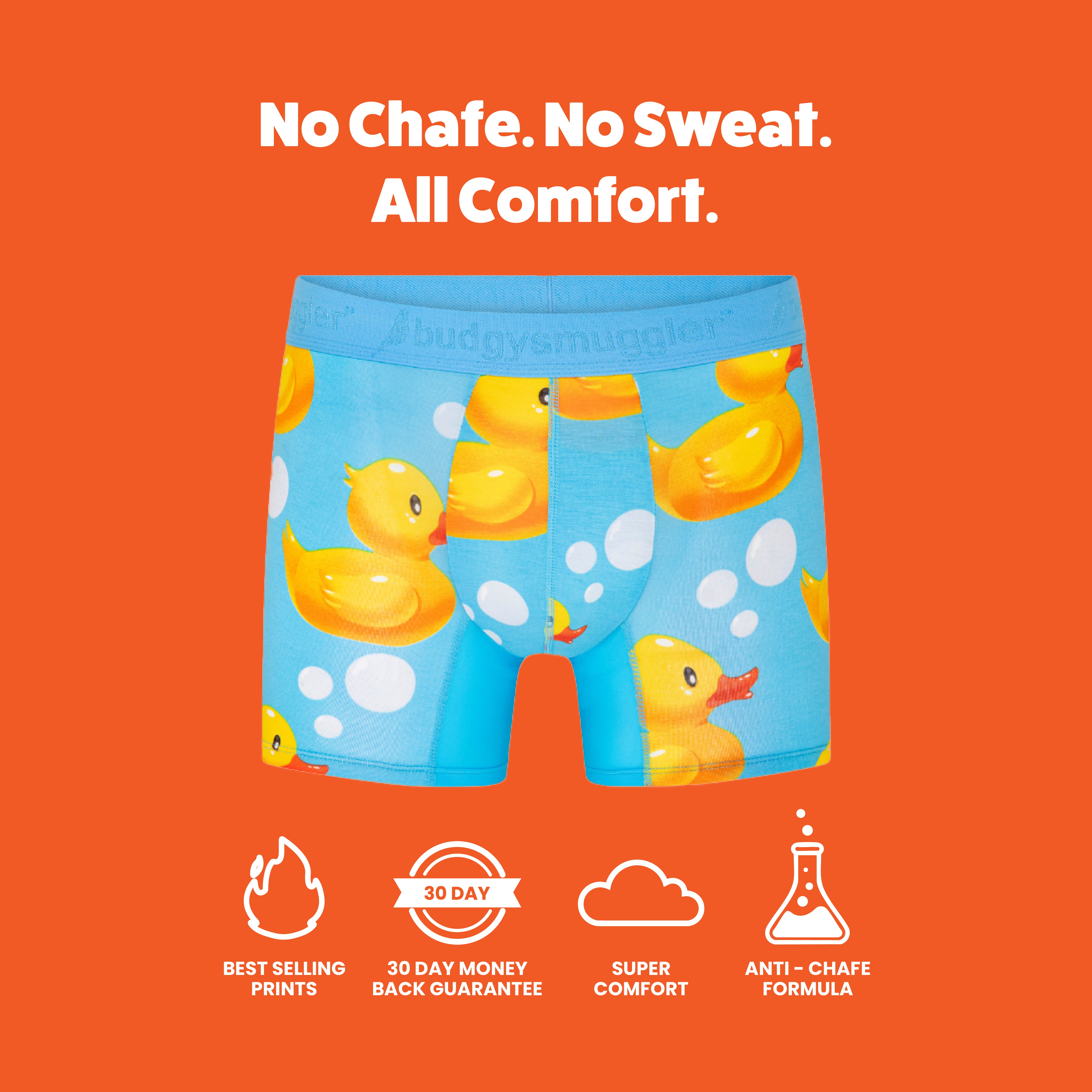 Men's Underwear Trunks in Rubber Ducks
