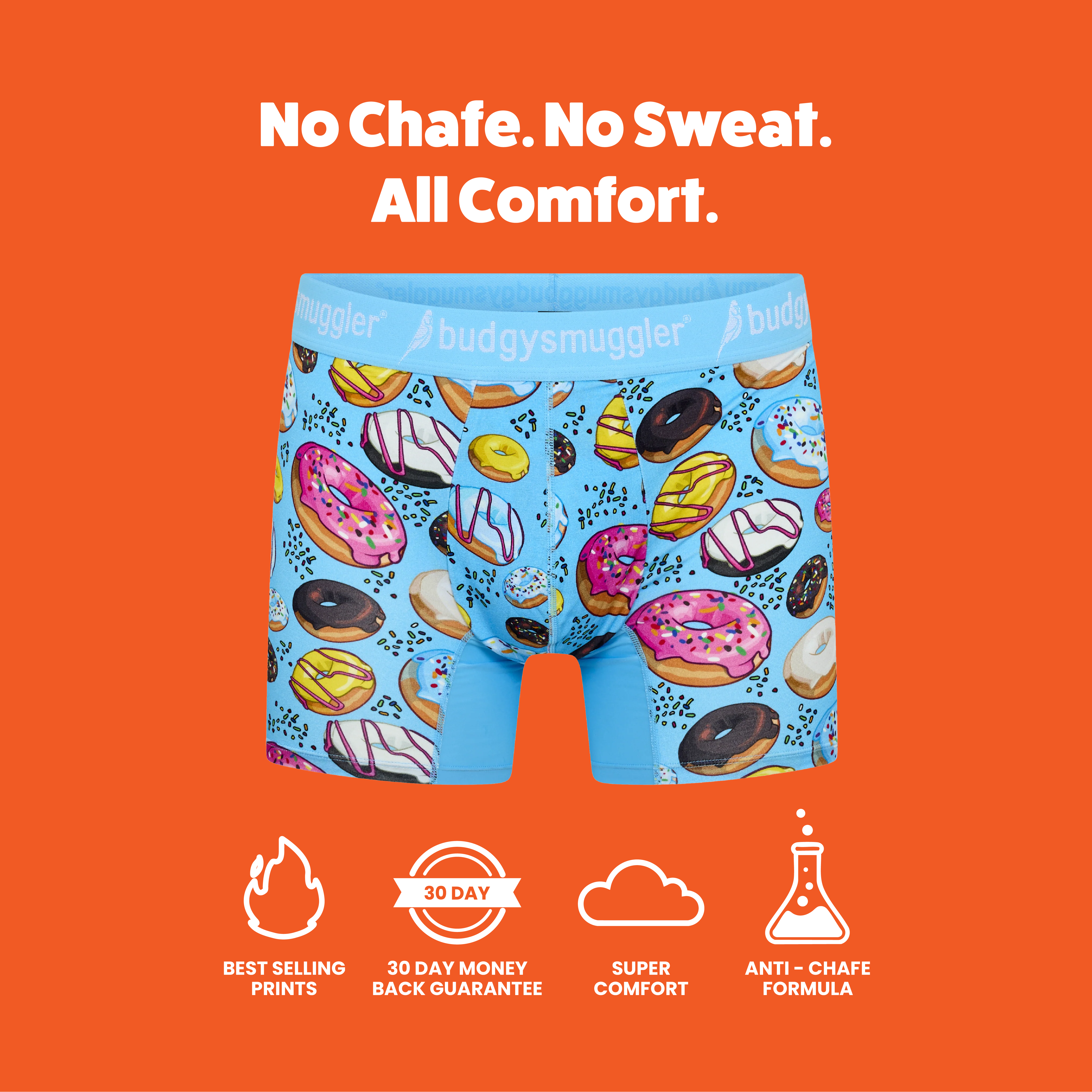 Men's Underwear Trunks in Donuts
