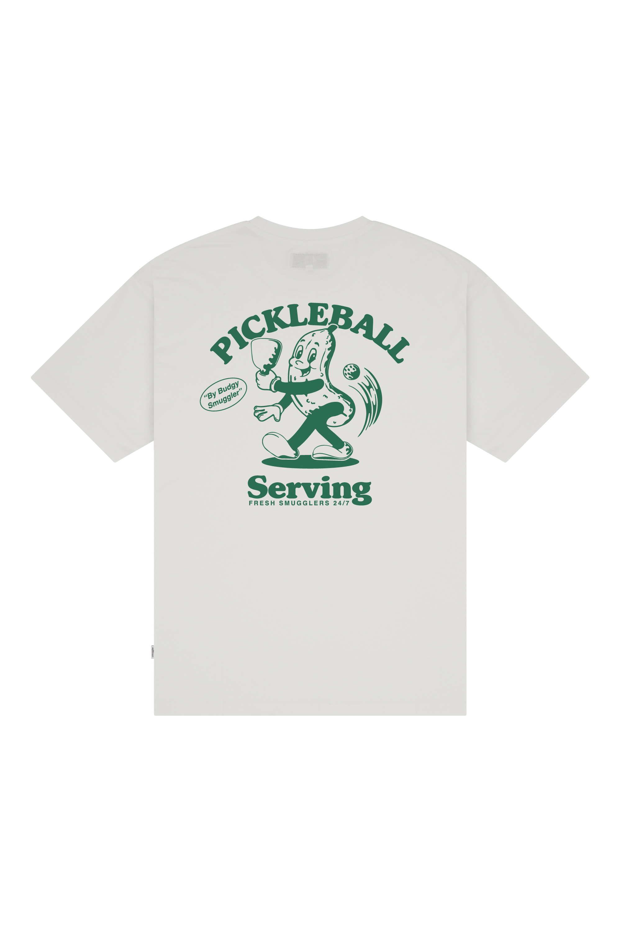 Lightweight White Tee with Pickleball
