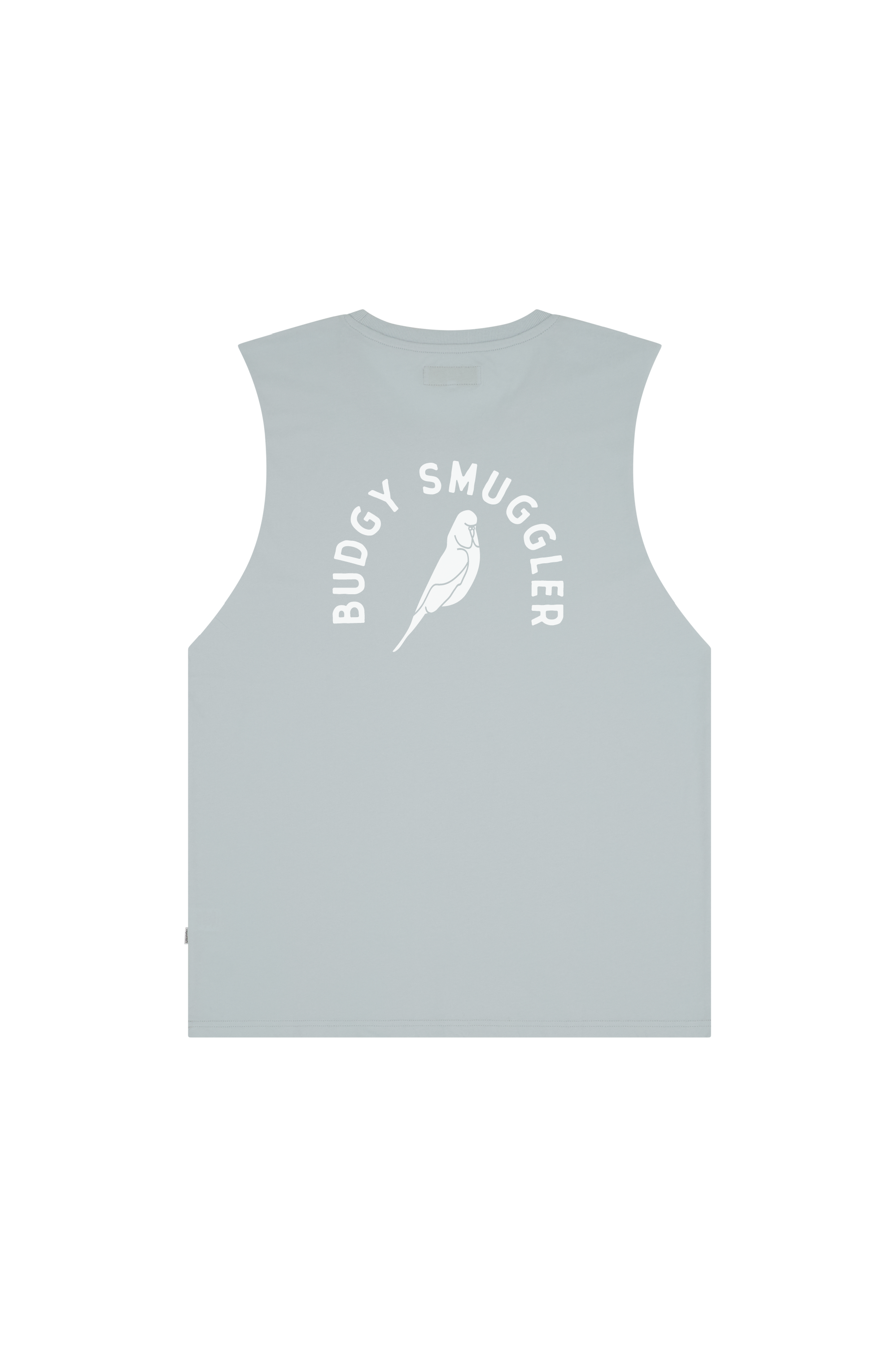 Light Blue Singlet with Budgy Arch logo