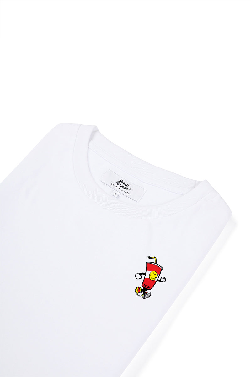 White Tee with Smiley World 1