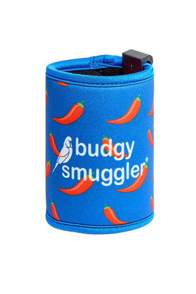 Stubby Holder in Chilli Willies with Clip