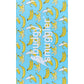 Double Sided Towel in Blue Bananas | Large Logo