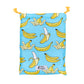 Double Sided Towel in Blue Bananas | Large Logo