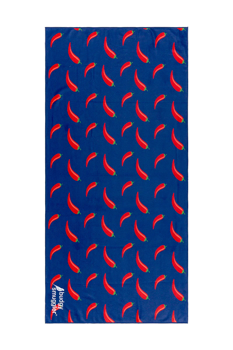 Mens Swim, Towel and Cap Bundle in Chilli Willies