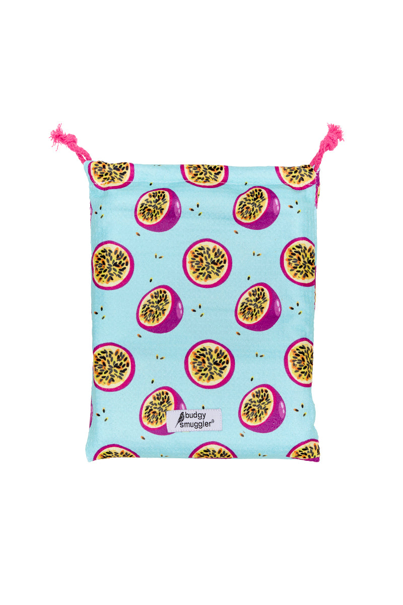 Double Sided Towel in Passionfruit | Small Logo