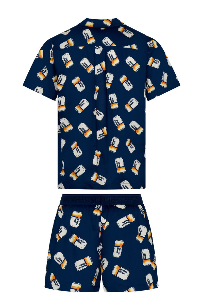 Adults Pyjama Set in Better Beer Cans