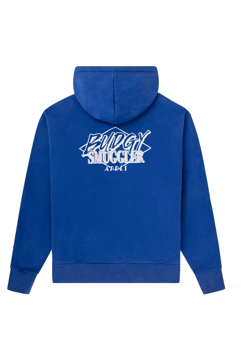 Hoodie in Bright Blue Apres