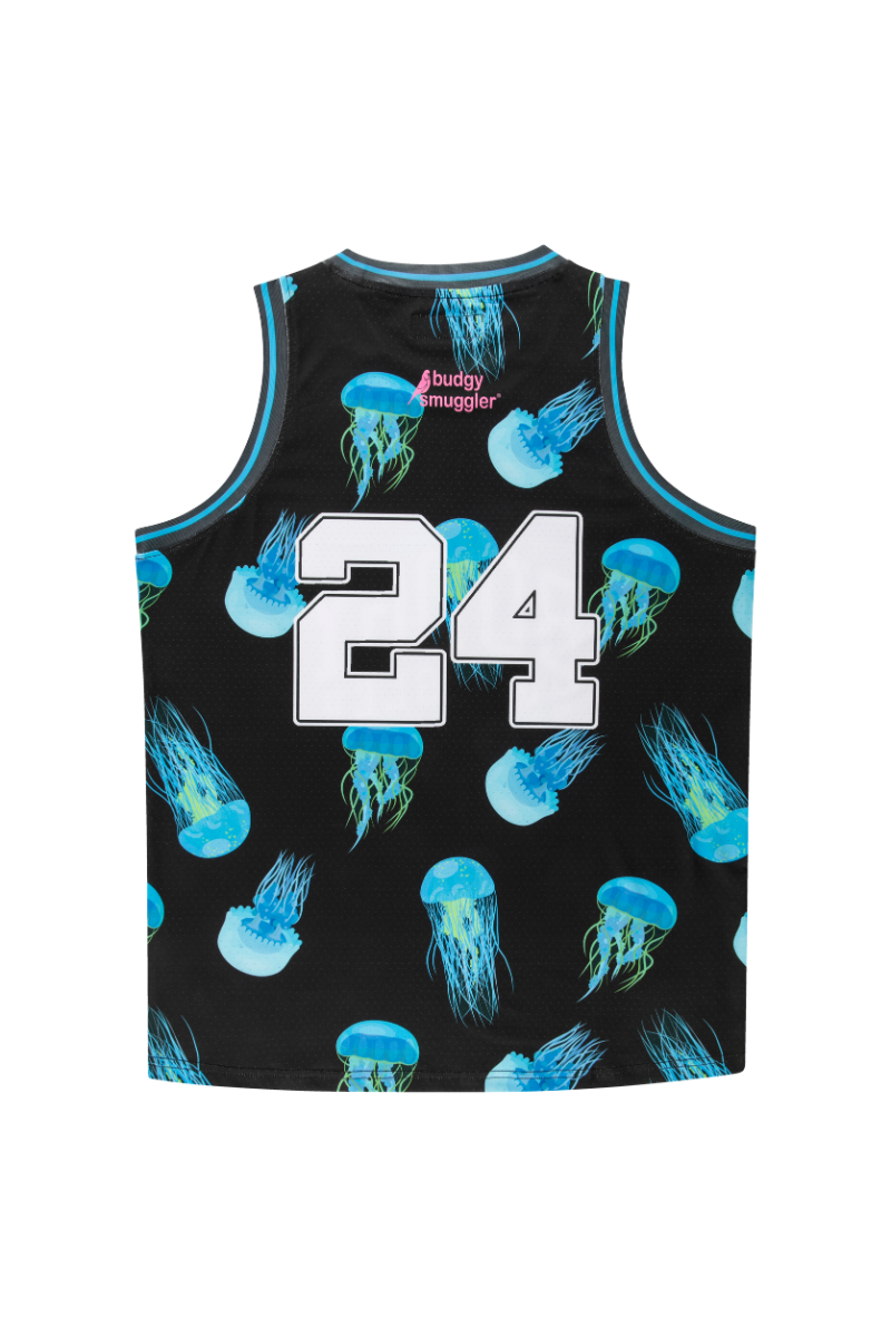 Basketball Singlet in Box Jellyfish