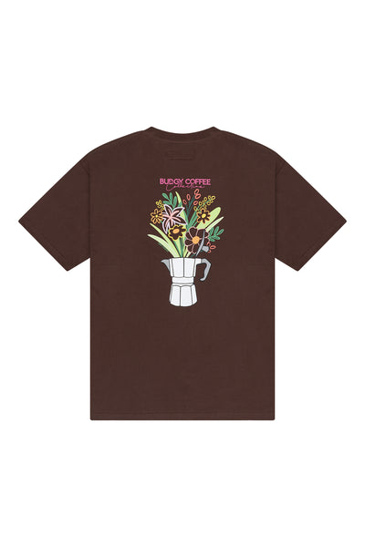 Lightweight Brown Tee in Coffee Collective