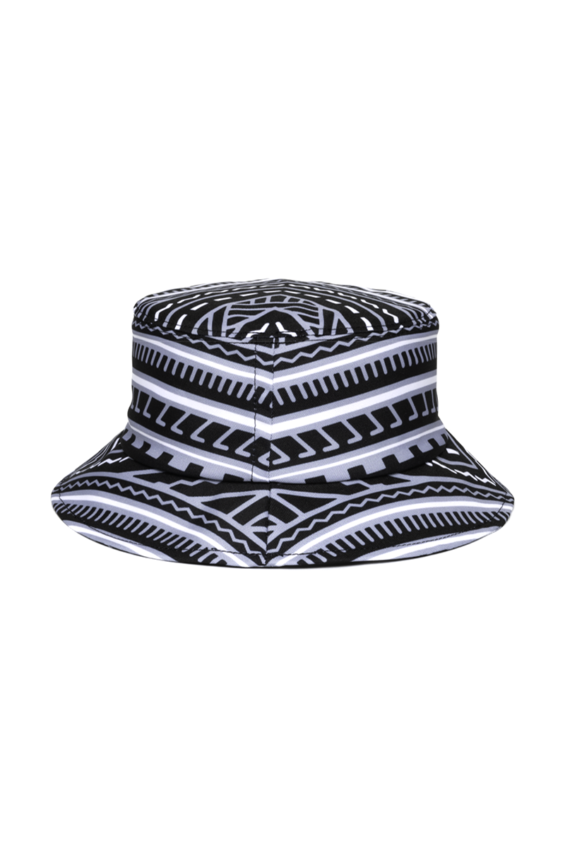 Bucket Hat in Tino Black and White Limited Edition