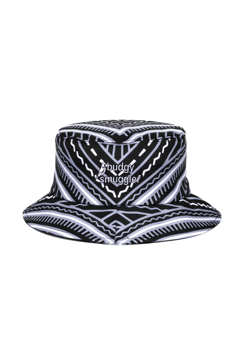 Bucket Hat in Tino Black and White Limited Edition