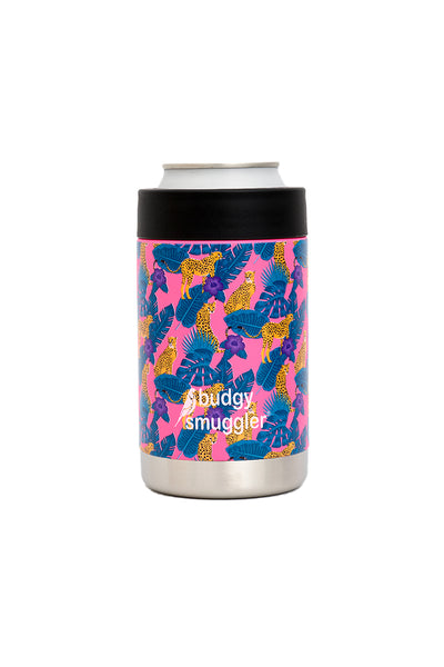 Premium Insulated Can Cooler in Cheeky Cheetahs