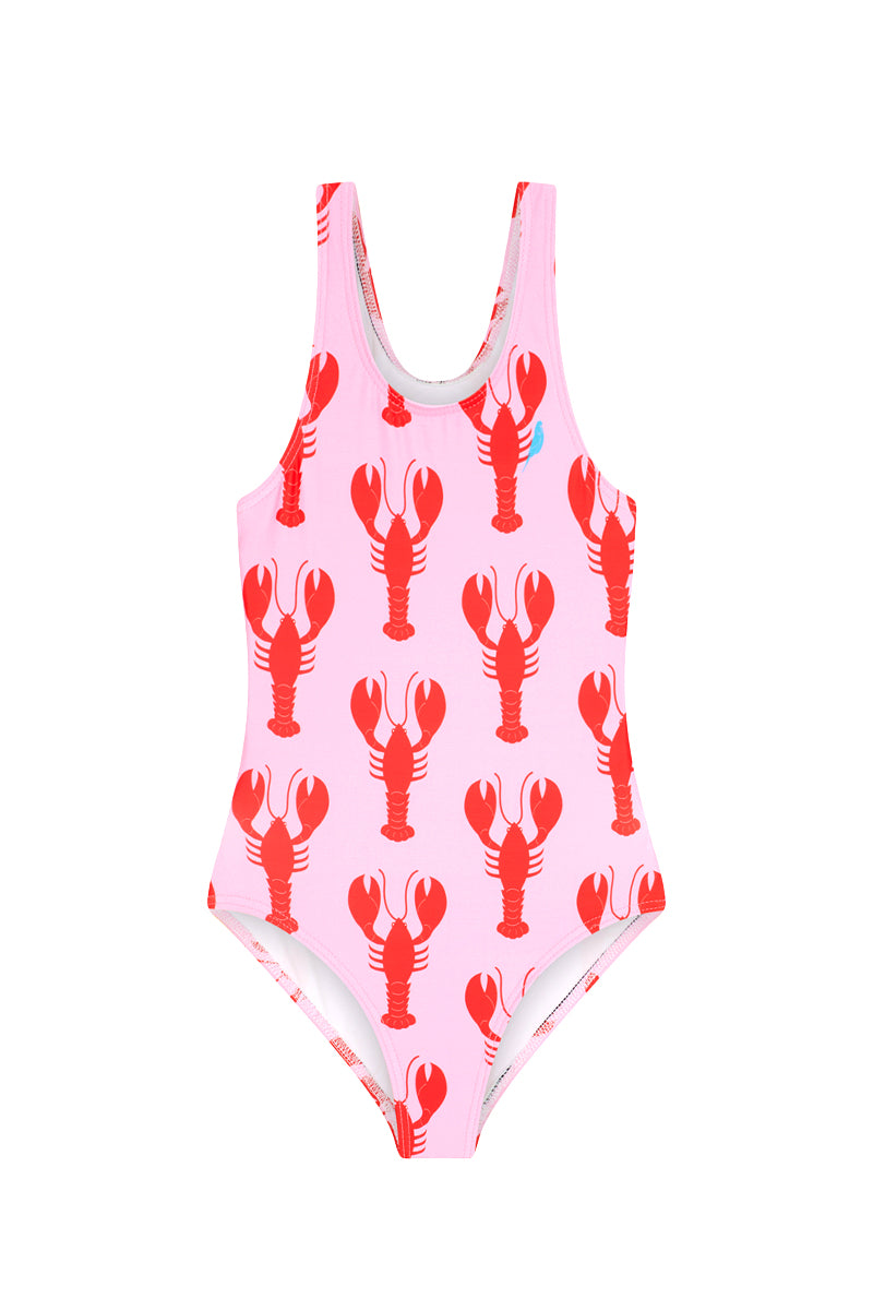 Girls One Piece in Lobster