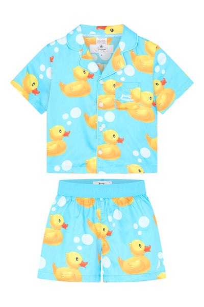 Kids Pyjama Set in Rubber Ducks