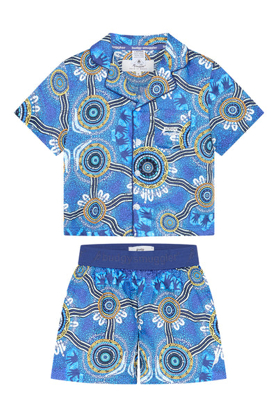 Kids Pyjama Set in Charlie Wanti