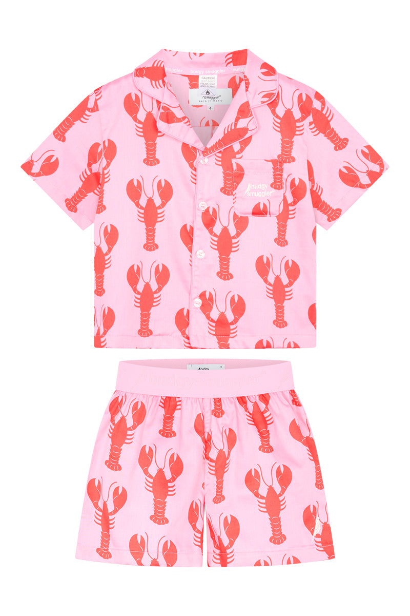 Kids Pyjama Set in Lobsters