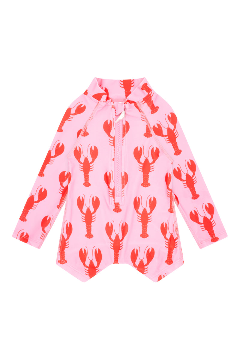 Kids Onesie Swim Bundle in Lobsters UPF 50+