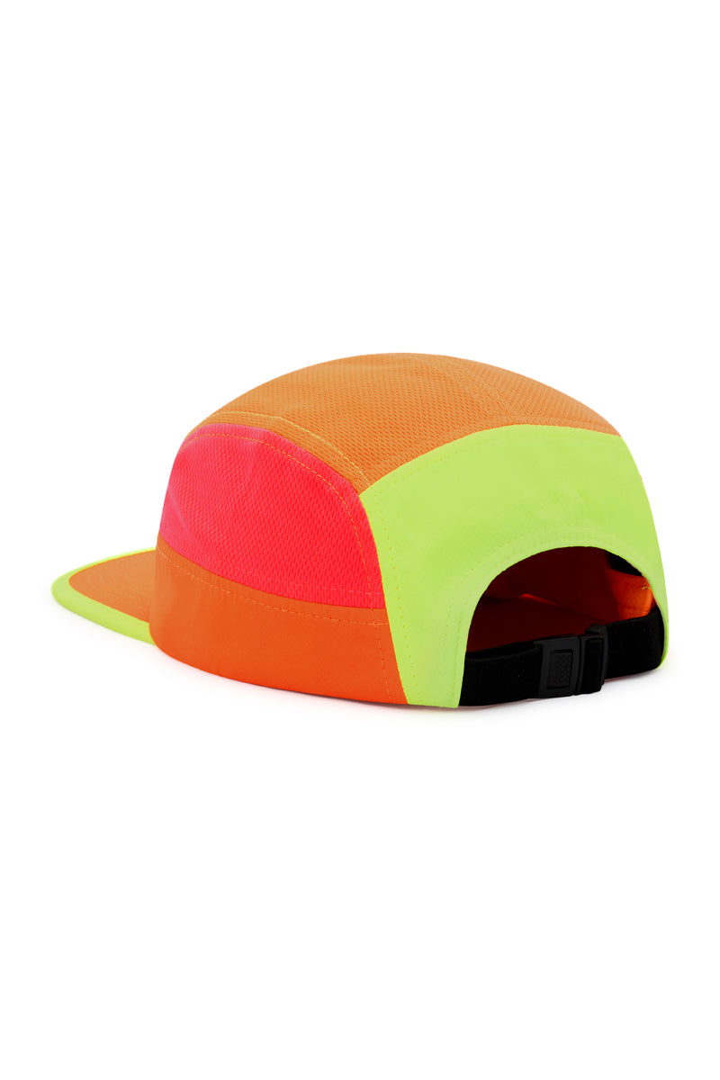 Running Cap in Orange and Yellow