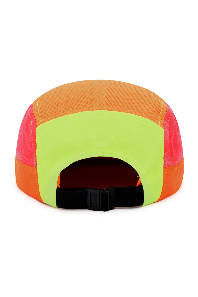 Running Cap in Orange and Yellow