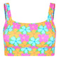 Sports Bra 2.0 in Fluro Flowers