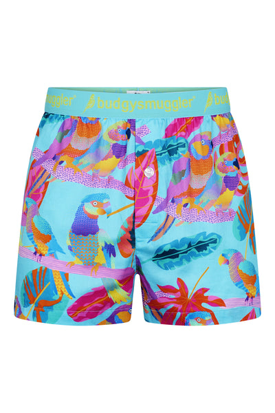 Men's Pyjama Bottoms in Techno Parrots