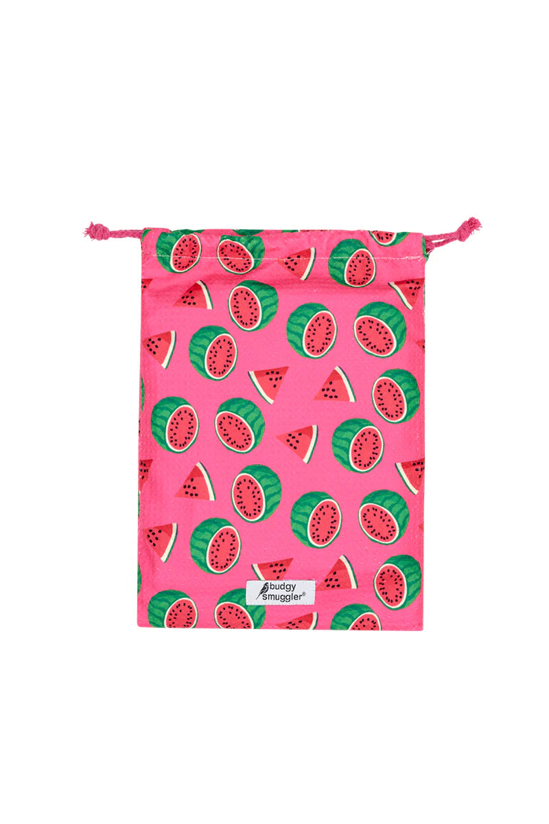 Mens Swim, Towel and Bucket Hat Bundle in Watermelon